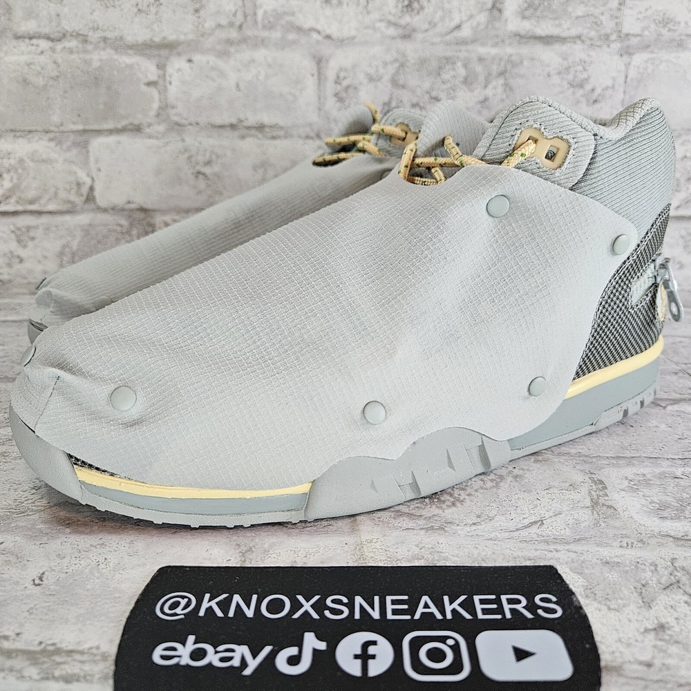 Nike Air Trainer 1 x Travis Scott Grey Haze Olive DR7515 001 Men's Size 10.5